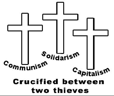 Crucified between two thieves